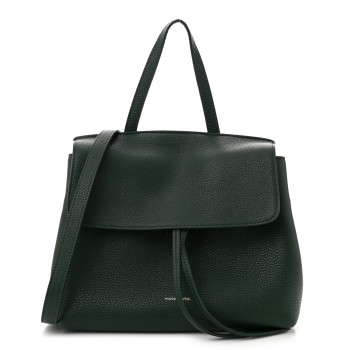 MANSUR GAVRIEL Tumbled Calfskin Mini Lady Bag Moss