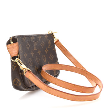 LOUIS VUITTON Monogram Accessories Pochette Long Strap