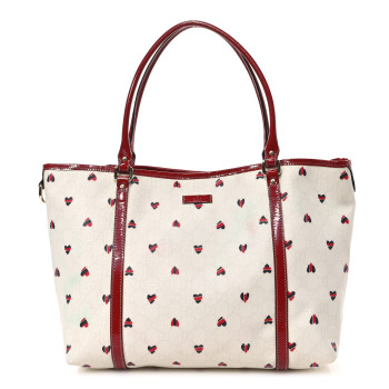 GUCCI GG Plus Monogram Hearts Medium Joy Tote