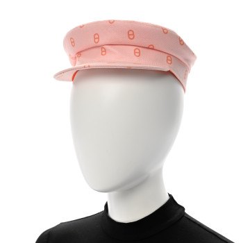 HERMES Canvas Womens Vauban Chaine d'Ancre Cap 56 Rose Pop