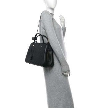 LOUIS VUITTON Empreinte Montaigne MM Black