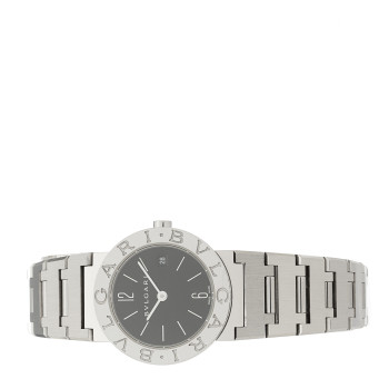 BULGARI Stainless Steel 26mm Quartz Watch Black