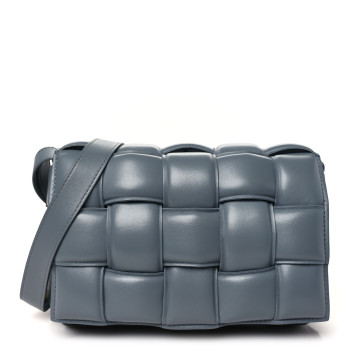 BOTTEGA VENETA Nappa Maxi Intrecciato Padded Cassette Crossbody Bag Thunder