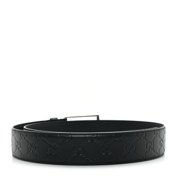 GUCCI Guccissima Signature 40mm Belt 100 40 Black