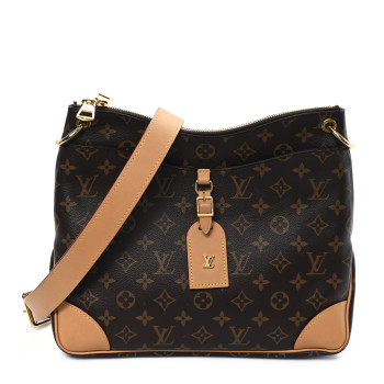 LOUIS VUITTON Monogram Odeon MM Natural