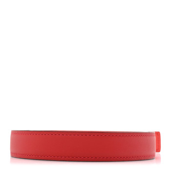 HERMES Swift Epsom 24mm Belt Strap 85 34 Rouge Casaque Rouge Tomate