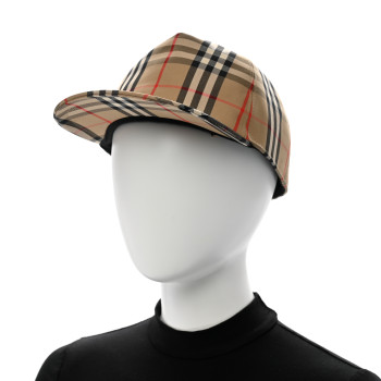 BURBERRY Technical Cotton Giant Baseball Cap XL Archive Beige