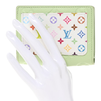LOUIS VUITTON LV x TM Empreinte Monogram Multicolor Clea Wallet Green Tea