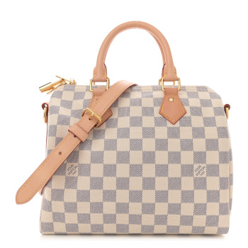 LOUIS VUITTON Damier Azur Speedy Bandouliere 25