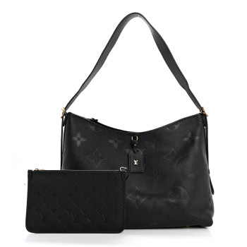 LOUIS VUITTON Empreinte Monogram Giant Carryall MM Black