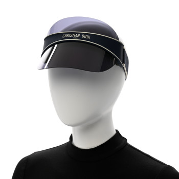 CHRISTIAN DIOR Mirrored DiorClub V1U Sun Visor Blue