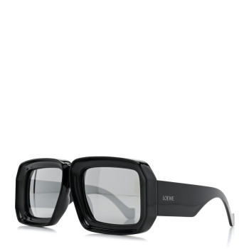 LOEWE Acetate Paula's Ibiza Dive In Mask Sunglasses LW40064U Black Silver