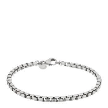 TIFFANY Sterling Silver 4mm Venetian Link Bracelet