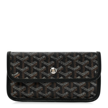 GOYARD Goyardine Pouch Black