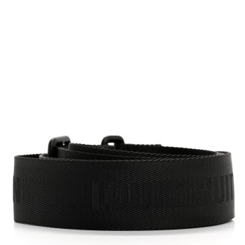 LOUIS VUITTON Jacquard Canvas Keepall Bandouliere Adjustable Shoulder Strap Black