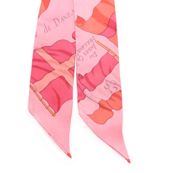 HERMES Silk Dip Dye Pavois Twilly
