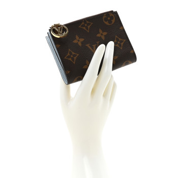 LOUIS VUITTON Monogram Lisa Wallet Olympe Blue