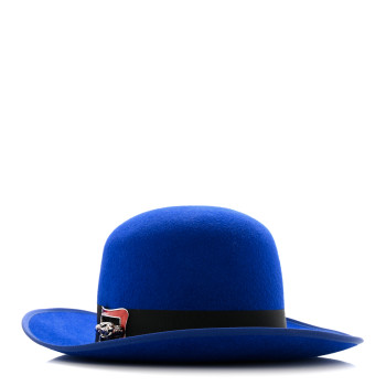GUCCI Felt Ghirlandina Hat S Blue