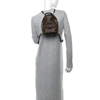 LOUIS VUITTON Monogram Palm Springs Backpack Mini