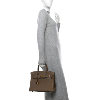 HERMES Togo Birkin 30 Etoupe