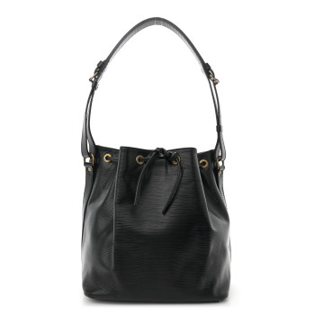 LOUIS VUITTON Epi Petit Noe Black