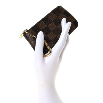 LOUIS VUITTON Damier Ebene Key Pouch