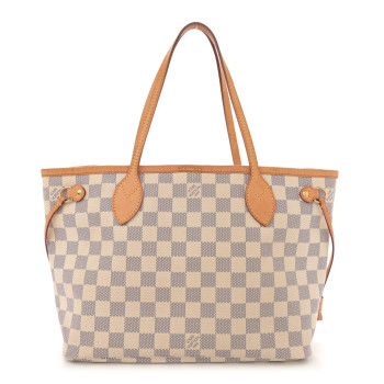 LOUIS VUITTON Damier Azur Neverfull PM