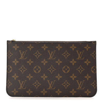 LOUIS VUITTON Monogram Neverfull MM GM Pochette