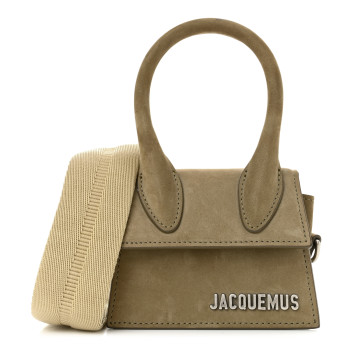 JACQUEMUS Nubuck Le Chiquito Brown