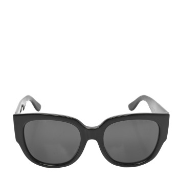GUCCI Acetate Square Frame Sunglasses GG0142SA Black
