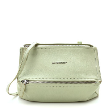 GIVENCHY Sugar Goatskin Mini Pandora Aqua Green
