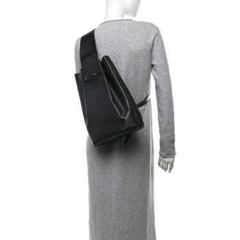 LOUIS VUITTON Epi Sac a Dos Drawstring Bag Black