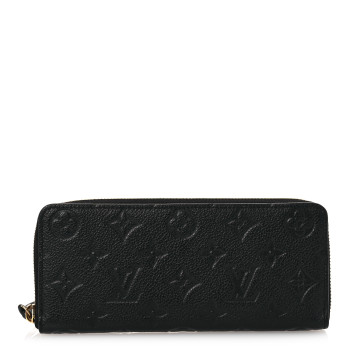 LOUIS VUITTON Empreinte Clemence Wallet Black