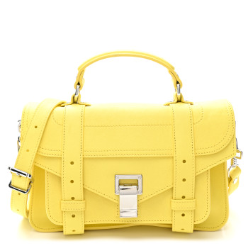 PROENZA SCHOULER Lambskin Tiny PS1 Canary Yellow