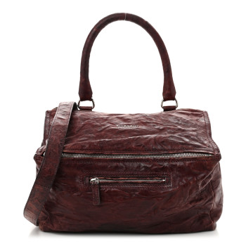 GIVENCHY Tumbled Sheepskin Medium Pandora Oxblood