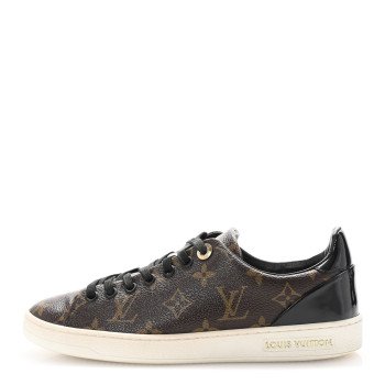 LOUIS VUITTON Patent Monogram Frontrow Sneakers 36.5