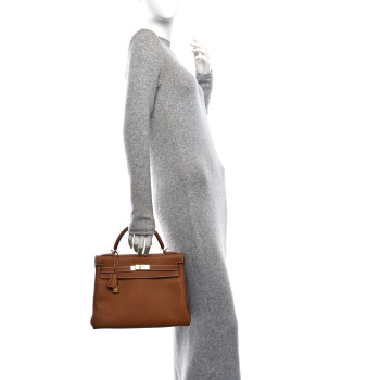 HERMES Togo Kelly Retourne 32 Gold