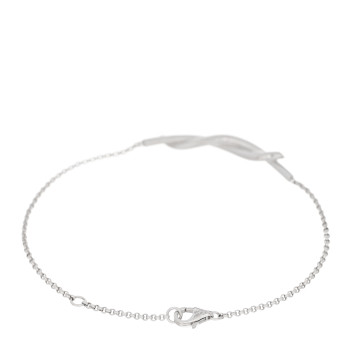 CARTIER 18K White Gold Entrelaces Bracelet