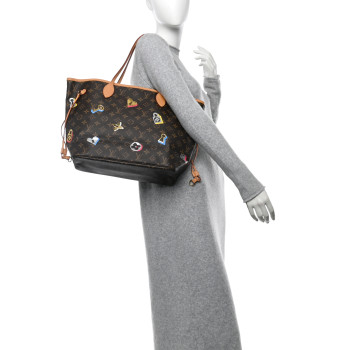 LOUIS VUITTON Monogram Love Locks Neo Neverfull MM
