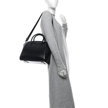 GIVENCHY Shiny Lord Calfskin Small Antigona Black