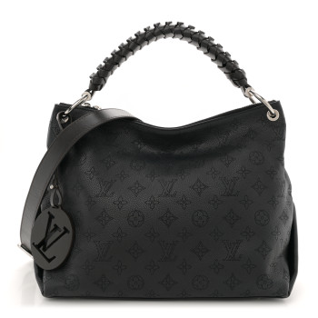 LOUIS VUITTON Mahina Beaubourg Hobo MM Black