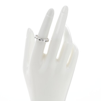 GUCCI Sterling Silver Narrow Bee Ring 54 6.75