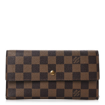 LOUIS VUITTON Damier Ebene Porte Tresor International Wallet