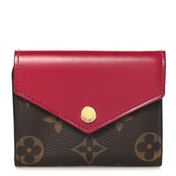 LOUIS VUITTON Monogram Zoe Wallet Fuchsia