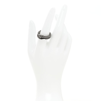 GUCCI Sterling Silver Gucci Garden Snake Ring 56 7.75