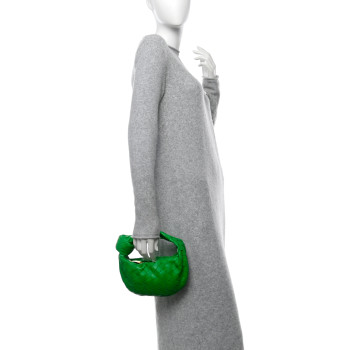 BOTTEGA VENETA Nappa Intrecciato Mini Jodie Parakeet
