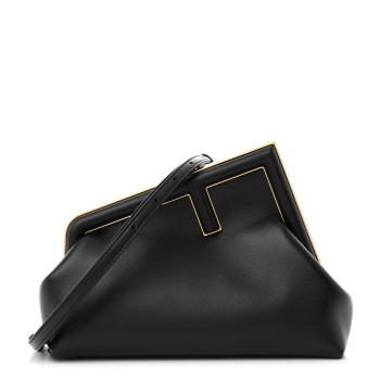 FENDI Shiny Nappa Small Fendi First Black