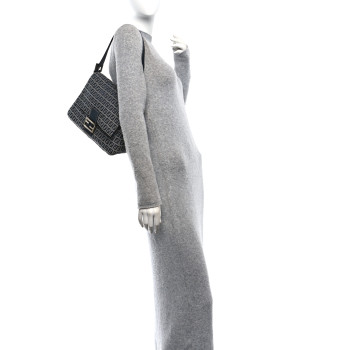 FENDI Zucchino Mama Baguette Navy