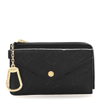 LOUIS VUITTON Empreinte Recto Verso Card Holder Black