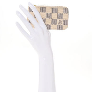 LOUIS VUITTON Damier Azur Key Pouch